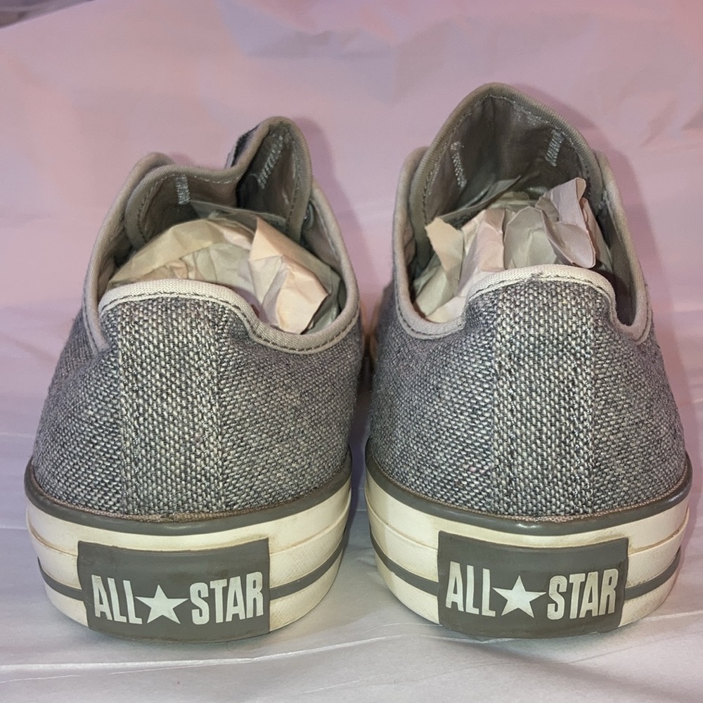 Converse Monochromatic Gray Tweed EUC! 535403F